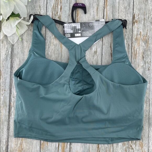 Women’s Square Neck Sports Bra Medium Support 2-Pack Size XXL - Picture 3 of 10